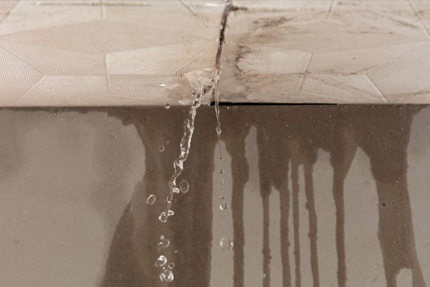 Professional Burst Pipe Cleanup technician working in Albemarle, NC